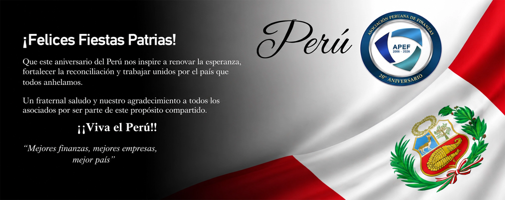 APEF Saludos por fiestas patrias 2026