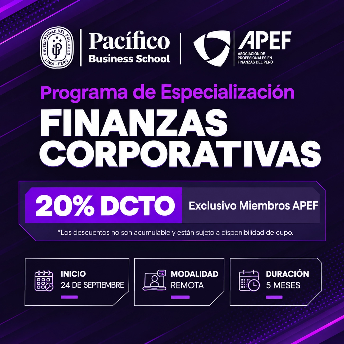 PBS Programa de Especializacion en Finanzas Corporativas movil